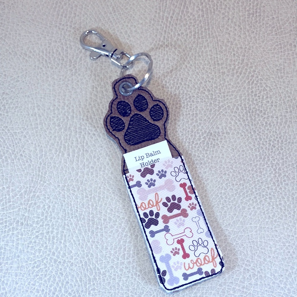Click and Go Paw Doggy lip balm holder